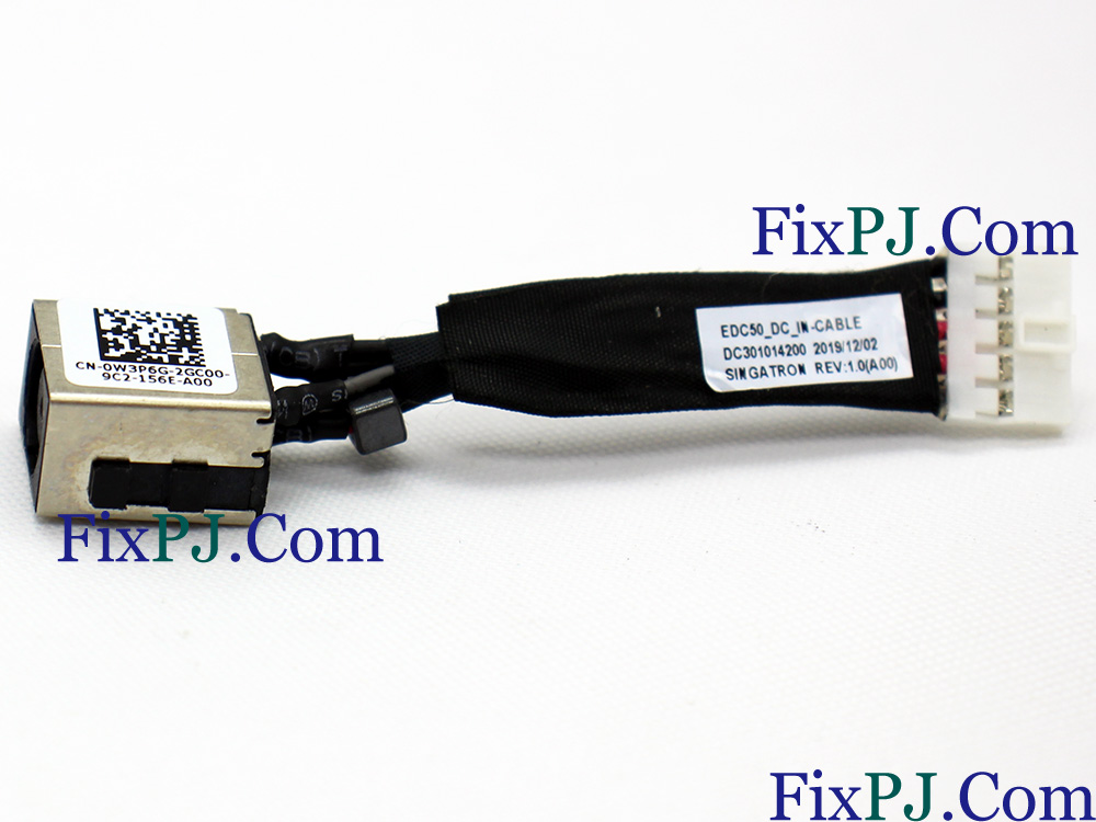 (image for) DC Jack IN Cable for Dell Precision 3540 3541 3550 3551 P80F DC-IN Power Connector Charging Port