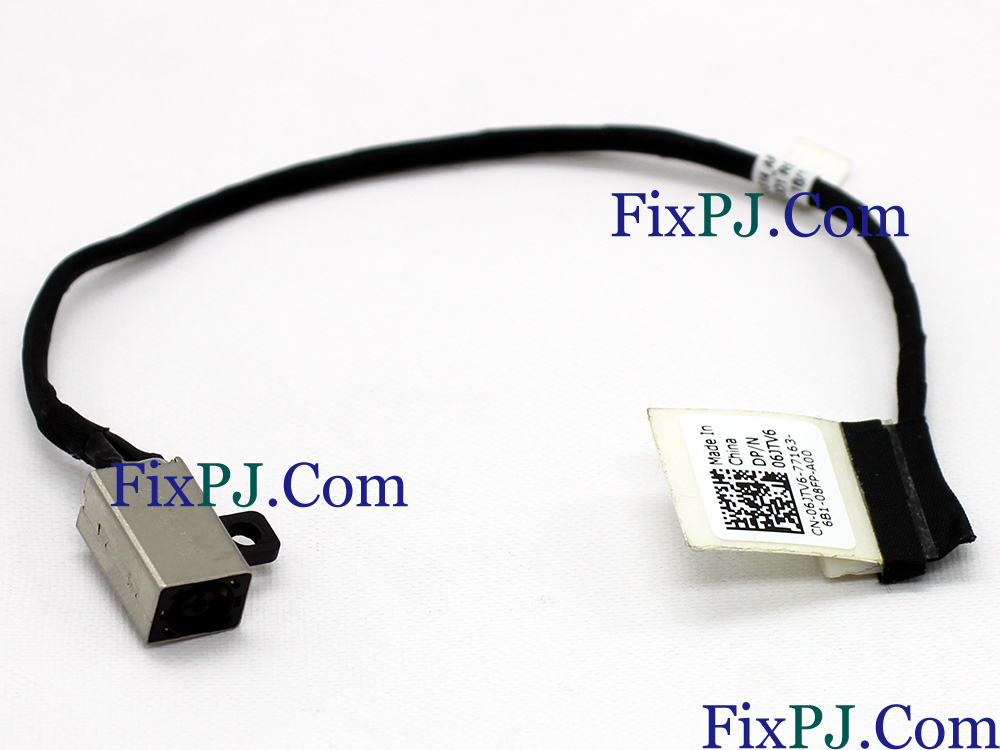 (image for) 6JTV6 06JTV6 Dell Power Jack DC IN Cable DC-IN Charging Port Connector TURIS14_APL_DC_IN_CABLE 450.0AD05.0001 450.0AD05.0002