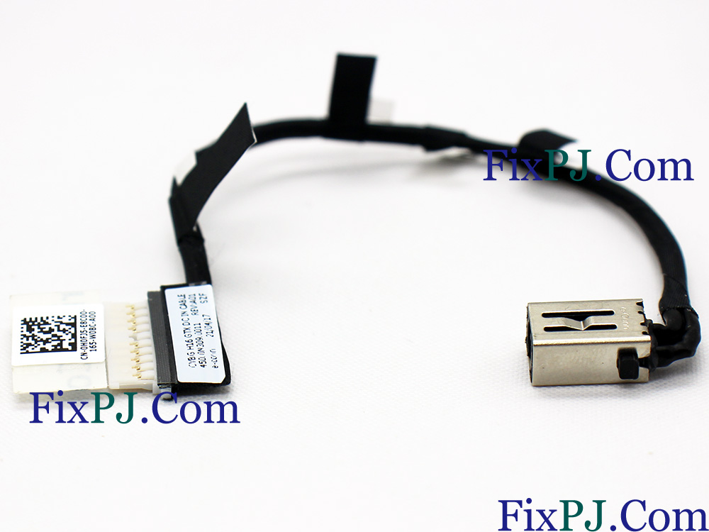 (image for) Dell Inspiron 16 7610 P107F001 Power Jack DC IN Cable DC-IN Charging Port Connector H0FJ5 0H0FJ5 450.0N309.0001 450.0N309.0011