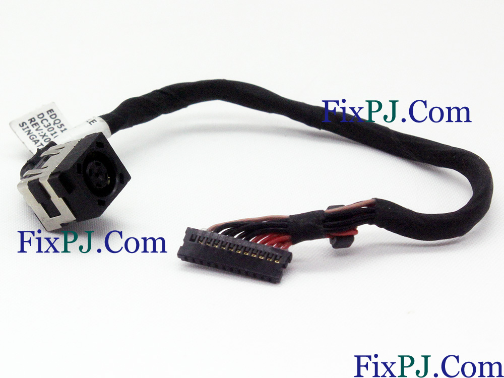 (image for) Alienware m15 m17 R2 P41E001 P87F001 Power Jack DC IN Cable DC-IN Charging Port Connector J60G1 0J60G1 EDQ51/71 DC301015A00