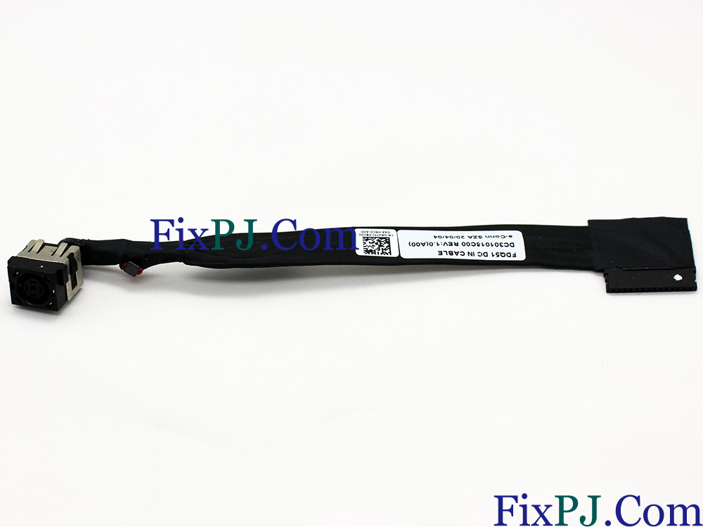 (image for) Alienware m15 R3 R4 P87F002 P87F003 Power Jack DC IN Cable DC-IN Charging Port Connector N2TFJ 0N2TFJ FDQ51 DC301016C00