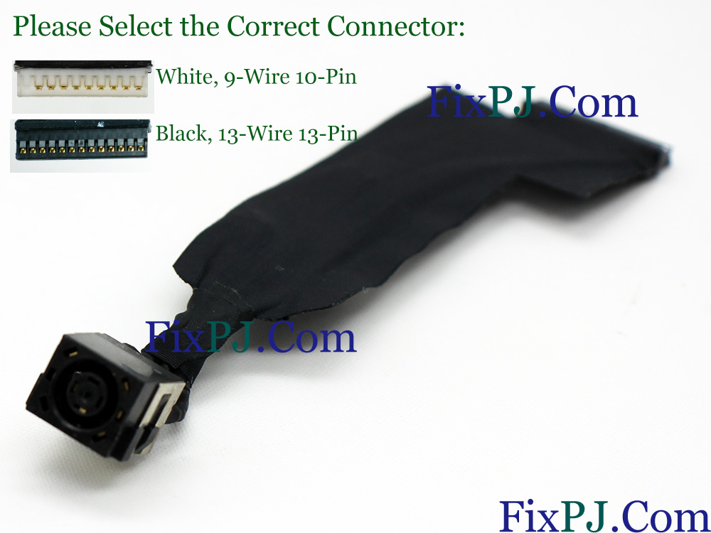 (image for) DC Jack IN Cable for Alienware m17 R5 AMD P50E DC-IN Power Connector Charging Port